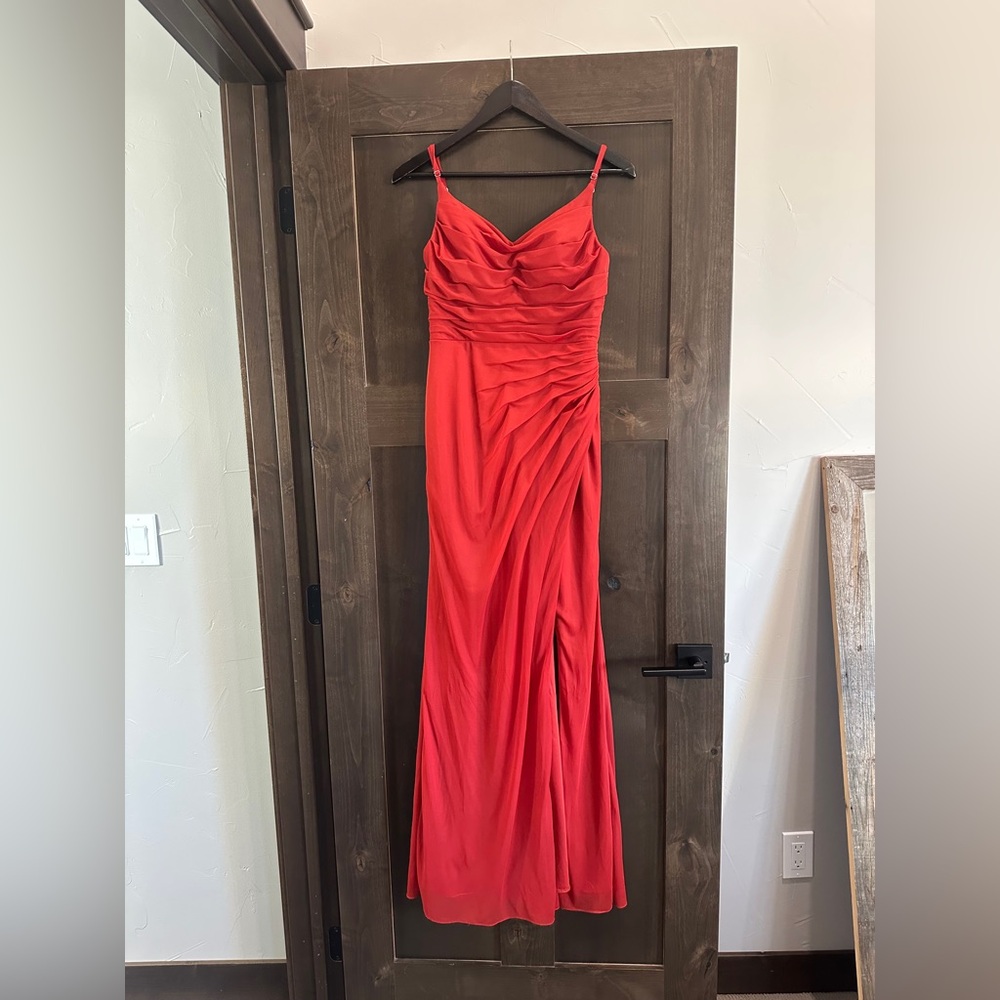 Azazie Deandra Ruched Maxi Dress